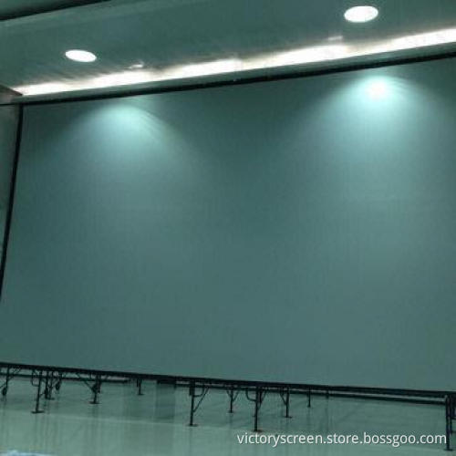 3D Silver screen with black border & eyelet